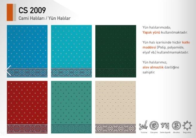 Wool mosque carpet pattern 2